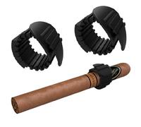 Magnetic Cigar Holder Magnetic Golf Cart Cigar Rings Adjustable Cigar Holder Golf Cart Clip Hands-Free Magnetic Cigar Holders Portable Stogie Clip Cigars Accessory for Fishing Grilling Travel Outdoor
