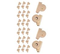 Magnetic Clasp, 20pcs Seamless Fasteners, Multi-Function Magnetics Buttons for Sewing, Clothing, Handbags, Purses, DIYers Crafts, Wallet Closures, Fabric Accessories, Attachments 0.79x0.67in