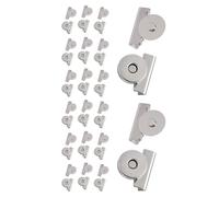 Magnetic Clasp, 20pcs Seamless Fasteners, Multi-Function Magnetics Buttons for Sewing, Clothing, Handbags, Purses, DIYers Crafts, Wallet Closures, Fabric Accessories, Attachments 0.79x0.67in