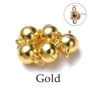 Magnetic Clasps for Necklaces 5Sets Heart Round Magnetic Connected Clasps Metal Magnet Clasp Charms End Caps for DIY Jewelry Making Couple(Light Grey)