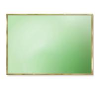 Magnetic Classroom Display Board 100x70 Green Harmony Gold Border