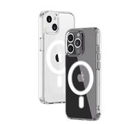 Magnetic Clear Case for iPhone 11, Compatible with MagSafe Wireless Charging, Shockproof Military-Grade Protection, Anti-Scratch Transparent Non Yellowing Clear Back Phone Bumper Cover for iPhone 11