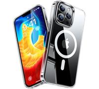 Magnetic Clear Case for iPhone 14 Pro Max Compatible with MagSafe Wireless Charging, Shockproof Protection, Anti-Scratch Transparent Non Yellowing Clear Back Phone Bumper Cover for iPhone 14 Pro Max