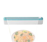 Magnetic Cling Film Dispenser and Cutter, 2in1 Tin Foil Wall Mounted Refillable Wrap Dispenser, Wrap Tin Foil Cutter, Magnetic Wrap Dispenser for Kitchen, Cling Film Dispenser Wrap Holder