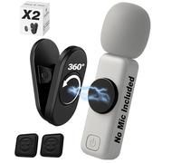 Magnetic Clip for Wireless Lavalier Microphone with Leather Magnetic Mount - 360° Strong Mic Magnet Mount for Mini Mic Pro, MAYBESTA, Bulatry, PQRQP - Invisible Hands-Free Mic Holder for Shirt