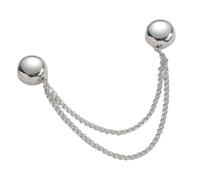 Magnetic Clips for Clothes, Metal Magnetic Button Clips with Chain, Decorative Clothing Accessory for Tightening Shortening Sailing Daily Travel, Se référer à la description, Iron