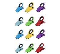 Magnetic Clips - Practical,Decorative Bag,Food Clips for Fridge, Packages-with Hanging Hole - Space Saving for Kitchen, Office,Home Organization (12pcs)