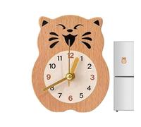 Magnetic Clock - Animal Shape Wooden Desk Watch | Kitchen Clock