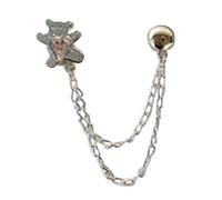 Magnetic Clothes Pins | Adjustable Thin with Chain - Magnetic Button for Jeans Loose Waist - for Women and Girls, Blouse Collar, Sleeves, Scarves, Dress, Se référer au descriptif, refer to the