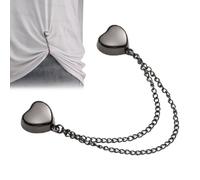 Magnetic Clothing Clip - Multi-Function Shirt Clip Buckle Heart-shaped - Multi-Function Pants Shawl Sleeves Chain Fasteners