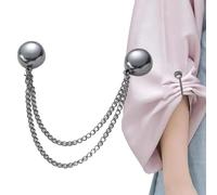 Magnetic Clothing Clips for Women,T Shirt Shortening Magnets Clip with Chain - Decorative Fashion Clothespin for Girls Women Teens Waist Daily Travel Headscarf Sleeve Pants Hat Scarf Cuff