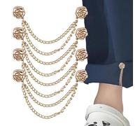 Magnetic Clothing Shawl Clips - 4X Multi-Purpose Magnetic Chain Shirt Clips | Magnetic Clothing Accessories Suitable for Scarves, Turbans, Headbands