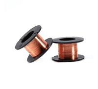 Magnetic Coil Soldering Wire 15 m, 0.1 mm Copper Wire, 5 Pieces, Enamelled Winding Wire, Consisting of Copper with High Electrical Conductivity, Sufficient for the Home or Charging