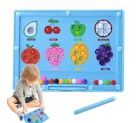 Magnetic Color and Number Labyrinth, Magnetic Labyrinth - Learning & Creativity Booster Game | Lovers of the little child who is fruit lovers, perfect toddler toys that your kids more g