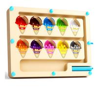 Magnetic Color and Number Maze Toys Montessori Gifts Toy for 3 4 5 Year Old Boy Girls Color Matching Sorting for Toddlers Fine Motor Skills Toddler Montessori Educational Kids Preschool (Set01)