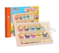 Magnetic Color and Number Maze - Wooden Color Matching & Counting Puzzle Board, Fine Motor Skills Learning Toys | Effortless Educational Learning Toys for Preschoolers