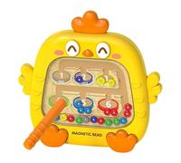 Magnetic Color Maze - 14.5x2.5x14cm Counting Activity Toy, Matching Chicken Theme Puzzle Board, Fine Motor Skills Game, Educational Playset, Magnetic Color Maze with Chicken Theme V