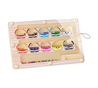 Magnetic Color Maze Board - Inspired Color & Number Matching Toy | 8.66x5.39x0.51 Inches | Educational Magnet Puzzle For Preschoolers, Counting Skills, Sorting, Early Learning