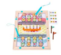 Magnetic Color Maze - Wooden Puzzle for STEM Learning | Educational Play with Bright Paths Creative Engagement & Interactive Matching for Home Travel Party Classroom Playroom and Family Nights
