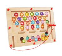 Magnetic Colour Maze for , Magnetic Wooden Alphabet Number Tracing Board, Fine Motor Skills Activities Preschool, Travel Supplies