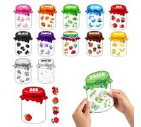 Magnetic Colour Sorting Toys - 12PCS Colour Sorting Toys, Cute Fridge Magnets for Teenagers, 60 Vibrant Early Education Colors Fridge Magnets, for Whiteboard Fridge Magnetic Game for Teenagers