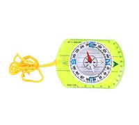 Magnetic Compass Outdoor Travel Compass High Precision Portable Multifunction Compass with Mirror Protractor Map for Hiking Camping Adventure Acrylic 9x6.5x1.2cm 40g