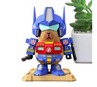 Magnetic Construction Toys, Compact and Portable Parts with Engraving and Moving Sections | Capybara Robot Figure | For Home, Shelf, Car, Travel, Outdoor And Ann
