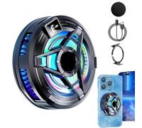 Magnetic Cooler For Phone | Tablet Cooling With RGB Light,Cell Phone Fan - Women Men Gamers Content Creators Technophiles Travel Road Trip Camping