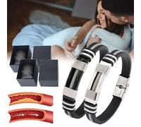 Magnetic Copper Wristband, 2025 New Copper Pulse Prostate Wellness Band, Cuticle Magnetic Copper Band, Prostate Bracelet for Men Restore Erectile Confidence (2Pcs *B)