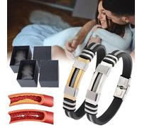 Magnetic Copper Wristband, 2025 New Copper Pulse Prostate Wellness Band, Cuticle Magnetic Copper Band, Prostate Bracelet for Men Restore Erectile Confidence (2Pcs *A)