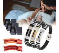 Magnetic Copper Wristband, 2025 New Copper Pulse Prostate Wellness Band, Cuticle Magnetic Copper Band, Prostate Bracelet for Men Restore Erectile Confidence (3Pcs)
