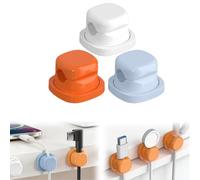 Magnetic Cord Organizer Holder, Magnetic Cable Clips Management, Easy Adhesive Phone USB Charger Cord Keeper, Desktop Cable Organizer for Phone Charger, Home, Office, Car, Nightstand