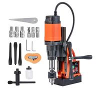 Magnetic Cordless Core Drill, Brushless 110V, 0-580 RPM, MT 3Mount, 3/4" Shank, Universal Use for Steel Fabrication and Construction, Hands-Free Operation