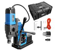 Magnetic Core Drill With Vacuum Base 1650 W 560 rpm Drilling Diameter max. 50 mm - Magnetic Drills by MSW Black,Blue