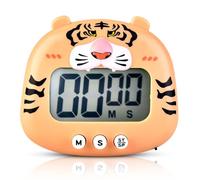 Magnetic Countdown Digital Kitchen Timer Electronic Cute Cartoon Animal Digital Kitchen Cooking Timer with ON Off Switches for Cooking Bake Egg Toothbrush Classroom Teacher