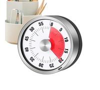 Magnetic Countdown Timer - Manual Wind Up Cooking Timers, 60 Minute Mechanical Timer for Kitchen, Classroom & Workout | Loud Alarm Egg with Strong Magnet for Meal Prep, Study, Office Productivity Tool