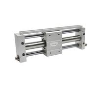Magnetic Coupling Type Guide Bar Slider Rodless Cylinder CY1L10-100 CY1L15-200 CY1L20-300 1Pcs(600mm Stroke,CY1L10)