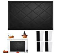 Magnetic Cover for Fireplace - Magnetic Fireplace Draft Stopper | Thickened Fireplaces Draft Cover | Air Blocker for Winter Holiday Apartment Home Bedroom Family Gatherings Evening | Cold Air Blocker