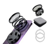 Magnetic CPL Filter for iPhone, Rotatable Polarising Filter with Starburst Lens, Compatible with iPhone 13-17, Samsung S21-S25