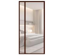 Magnetic ct Screen Door, Adjustable Width, Transparent Curtain for Air-Conditioned Rooms, Automatic Door Closer, Outdoor Separation, 100x230cm, Left/Right Opening