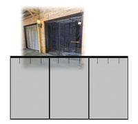 Magnetic ct Screen for Balcony Door No Drill Fly Screen for Sliding Door & Garage Black 549x213 cm Easy Installation Fits Terrace & Patio Doors