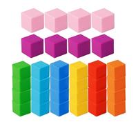 Magnetic Cube Building Set - Compact ABS Units, Multi Color Structure Pieces, Hands On Construction Design, Cognitive Skill Support | For Learning Space Indoor Recreation Travel Activity Tabletop Asse