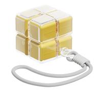 Magnetic Cube Medi.cine Box - 8-Compartment Large Capacity Pill Organizer with Hanging Rope, Food-Grade Sealed Storage for Vitamins & Supplements
