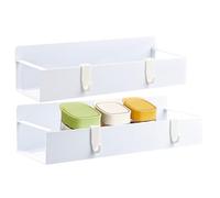 Magnetic Cup Holder for Fridge - 2 Pieces Magnetic Water Bottle Holder for Refrigerator | Magneticc Cup Storage Rack | Mug Organization Shelf with 4 Hooks for Microwave Oven