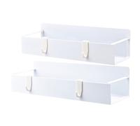 Magnetic Cup Tray | Magnetic Kitchen Organizer | 2 Pieces Shelf Organizer for with 4 Hooks for Household Washing Machine Microwave and Oven