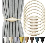 Magnetic Curtain Tiebacks Rope Decorative Holdbacks for Drapes Nieffeiy