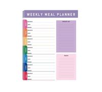 Magnetic Daily Planner Notepad for Fridge with 52 Tear-Off Sheets for Efficient Scheduling B