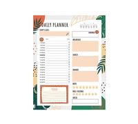 Magnetic Daily Planner Notepad for Fridge with 52 Tear-Off Sheets for Efficient Scheduling D