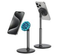 Magnetic Desk Phone Stand for iPhone 14/13/12 - Phone Holder Dock with 360°Rotation, Height&Tilt Adjustable for Office/Home Compatible with iPhone 14 Plus 13 12/13 12 Mini/13 12 Pro Max,Mag-Safe Case