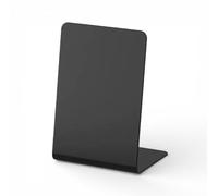 Magnetic Desktop Chalkboard Sign with Stand, Small Medium Large Tabletop Blackboard, Reusable Message Board with 12 Color Chalk Set (Medium)